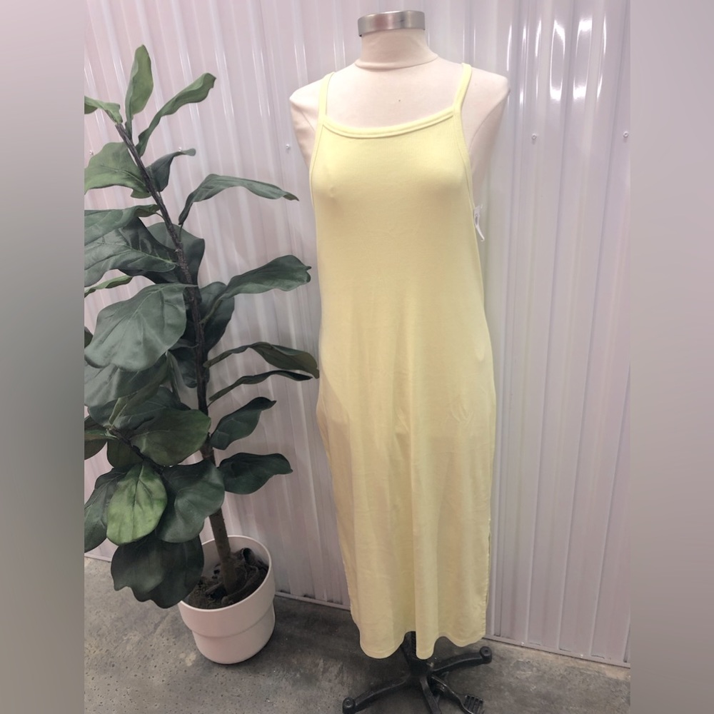 Yellow, Old Navy, maxi cotton‎ dress - Picture 1 of 4